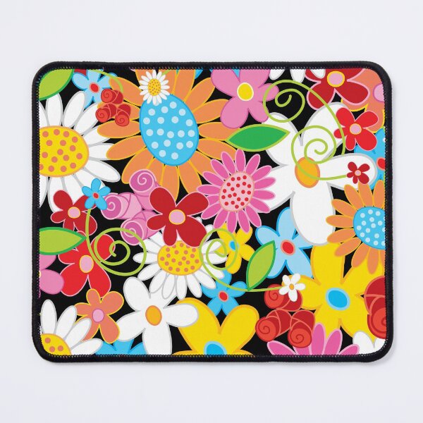 Item preview, Whimsical Spring Flower Power Garden © fatfatin designed and sold by fatfatin.