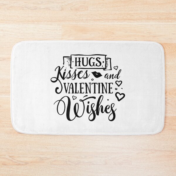 Item preview, Hugs kisses and valentine wishes-valentines day 2022 designed and sold by Hartics.