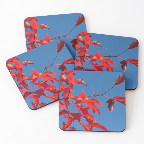 Item preview, Red Autumn Leaves, Blue Sky (2) designed and sold by wiggyofipswich.