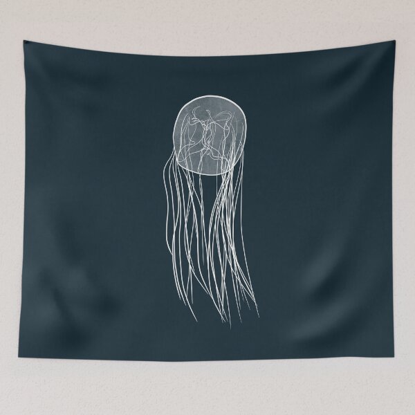 Item preview, Box Jellyfish Line and Watercolour designed and sold by Arkneer.