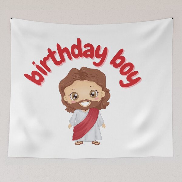 Item preview, Happy Birthday Jesus designed and sold by AnnaAndVibes.