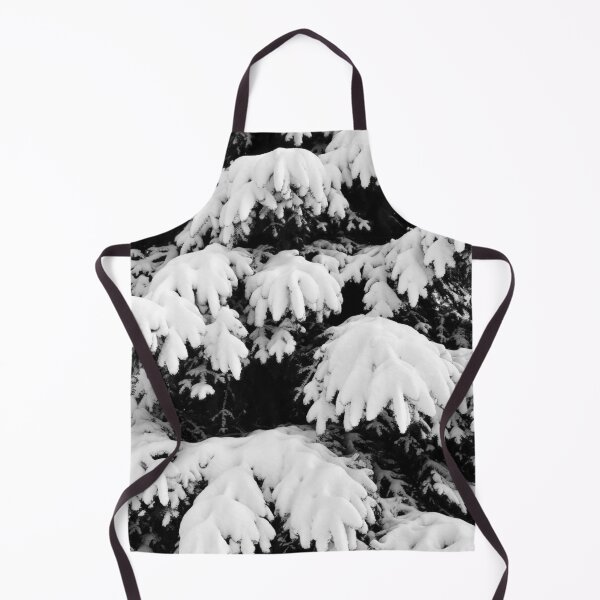 Item preview, Black and white snowy evergreen fir tree background designed and sold by by-jwp.