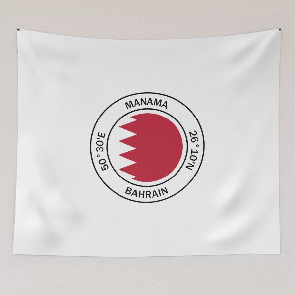 Item preview, Manama Longitude And Latitude, Bahrain, Manama GPS Coordinates - Cute Birthday Or Christmas Gift For Traveler designed and sold by InspireShop.