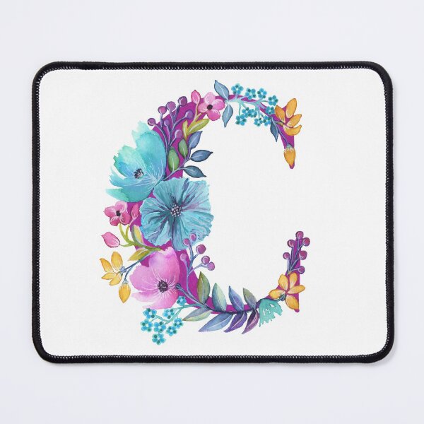 Item preview, Floral Monogram C designed and sold by 3willows.
