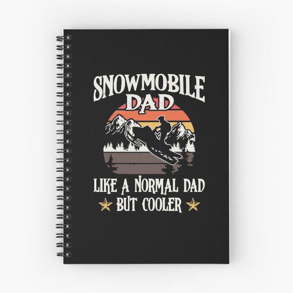 Item preview, Snowmobile Dad Like A Normal Dad But Cooler Funny Daddy designed and sold by Dressed For  Duty.