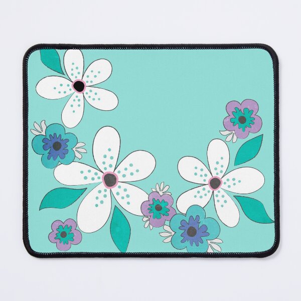 Item preview, Sweet Frangipani on Aqua Blue designed and sold by Daisy Beatrice.