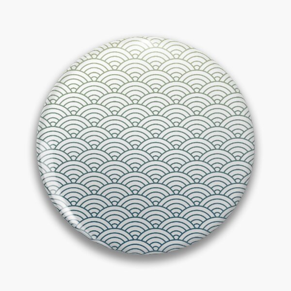 Item preview, Japanese wave pattern with gradient designed and sold by naligmaDesign.