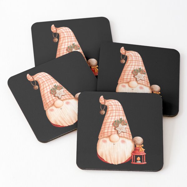 Item preview, Cute Funny Christmas Gnome With Lantern Artwork designed and sold by BuddyBoots.