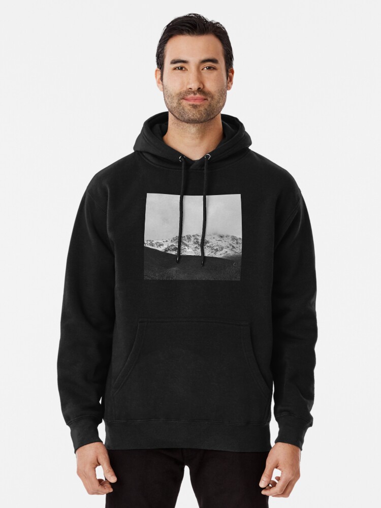 Snowy Mountain Pullover Hoodie    |  redbubble.com  
