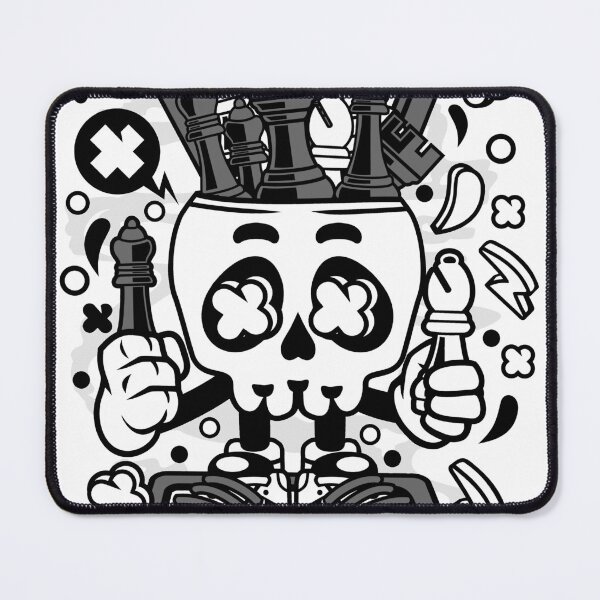 Item preview, Chess Skull Head designed and sold by BeeMeCreative.