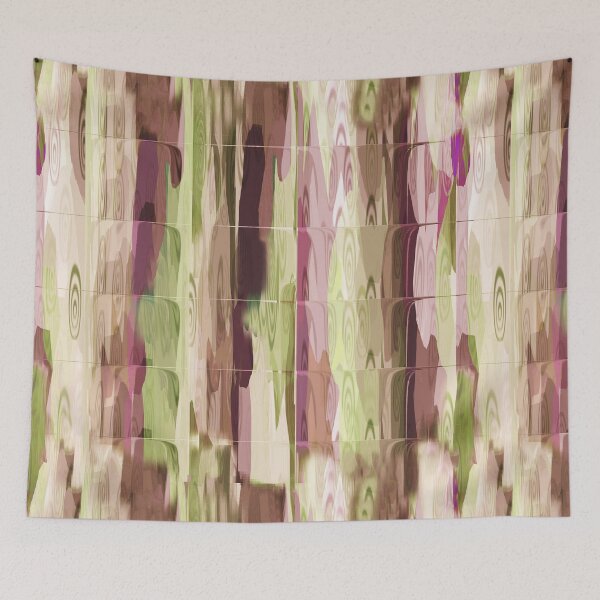 Item preview, Colorful Brush Texture Abstract Stripes  designed and sold by hutofdesigns.