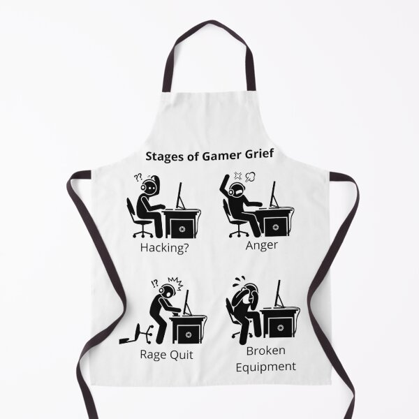 Item preview, Stages of Gamer Grief designed and sold by McCutcheonMerch.