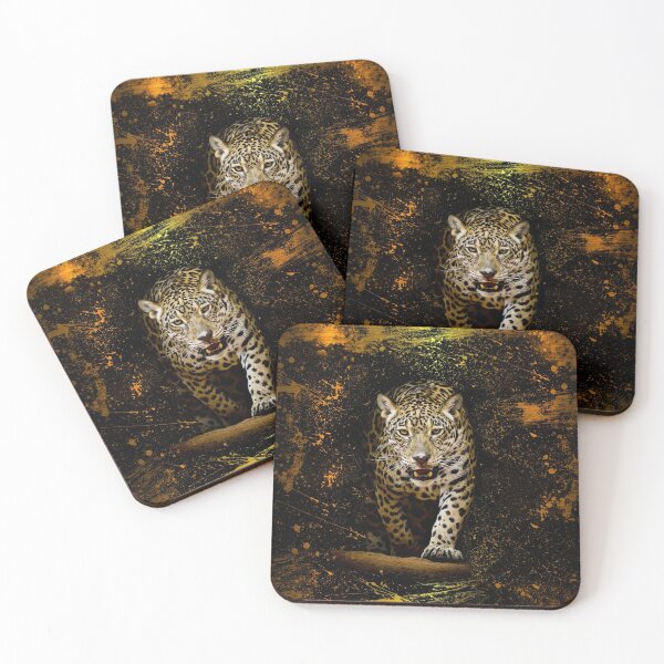 Item preview, LEOPARD ON THE ROCKS  designed and sold by johnnyssandart.