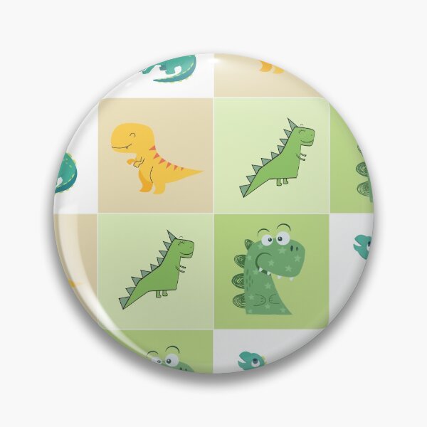 Item preview, Cute Friendly Dino Pattern designed and sold by theredsharp.
