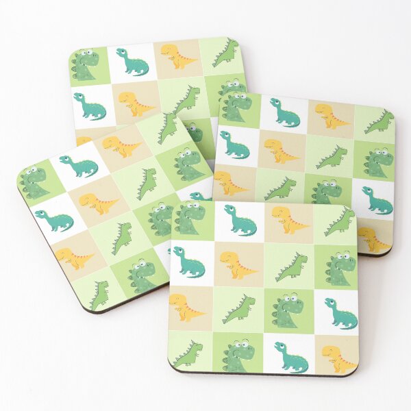Item preview, Cute Friendly Dino Pattern designed and sold by theredsharp.