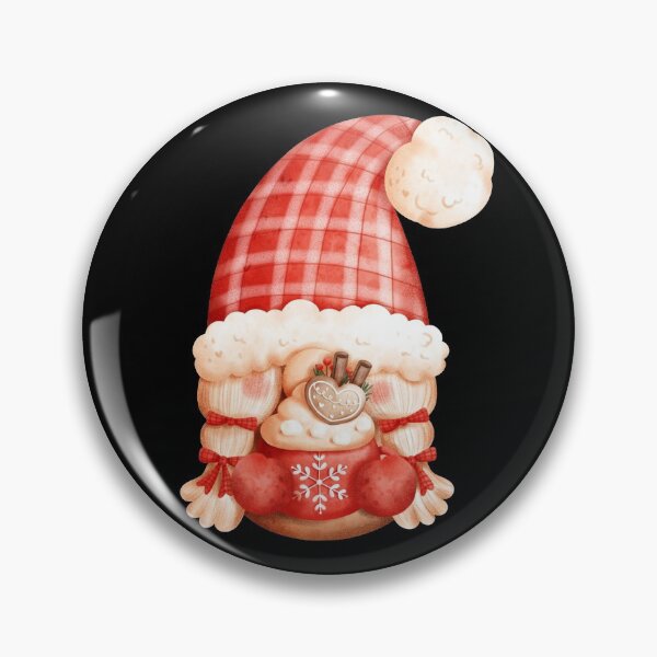 Item preview, Lovable Cute Funny Christmas Gnome Artwork designed and sold by BuddyBoots.