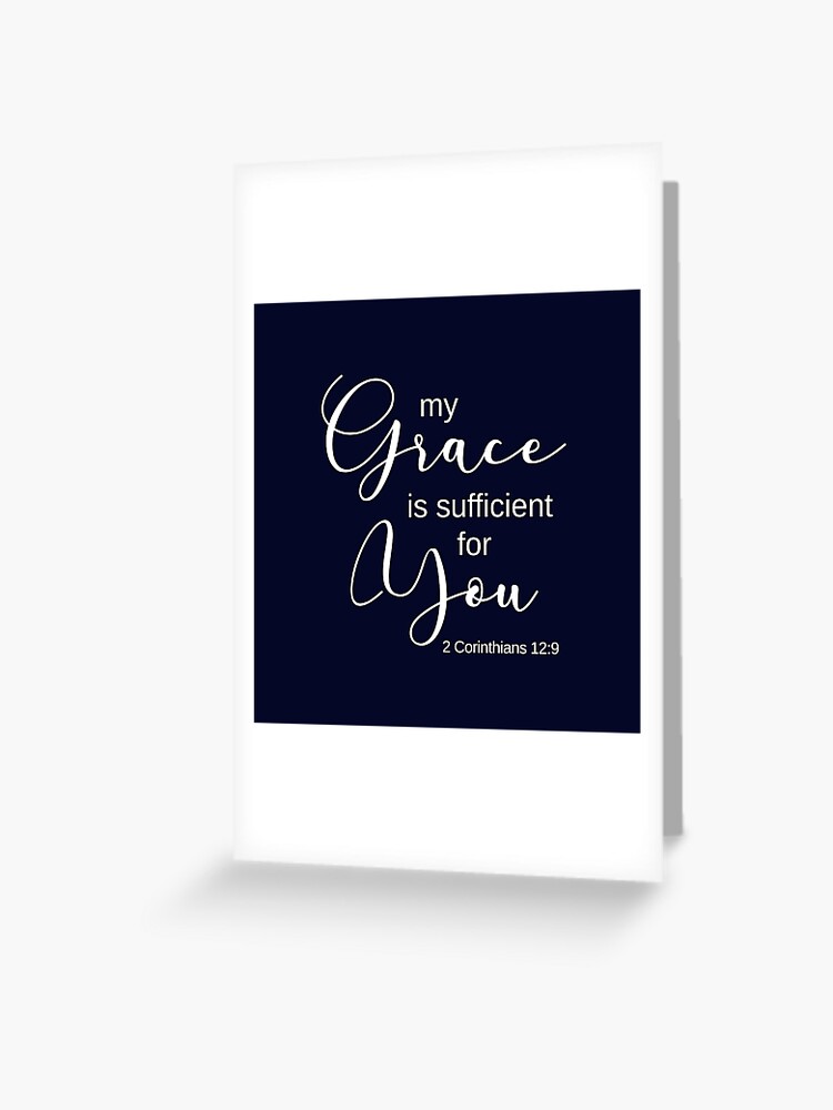 My Grace Is Sufficient For You {Card} My Grace Is Sufficient For You {Card}