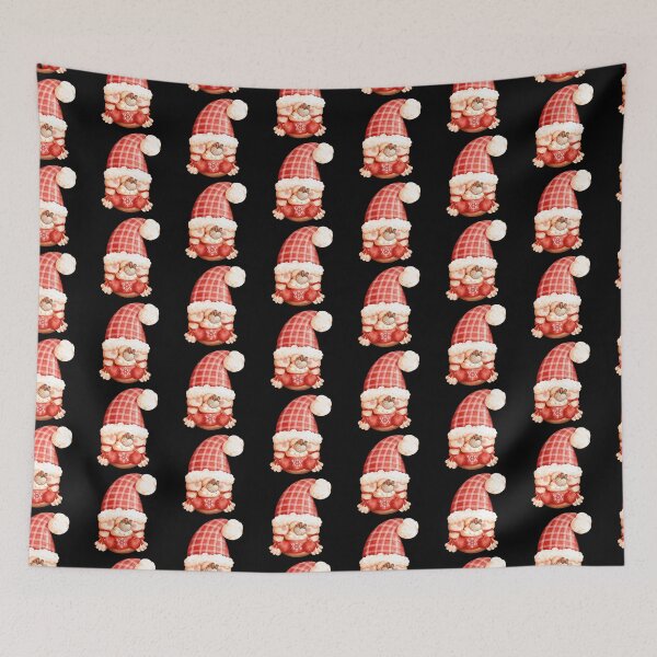 Item preview, Lovable Cute Funny Christmas Gnome Artwork designed and sold by BuddyBoots.