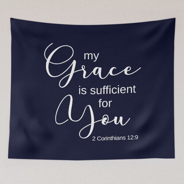 Item preview, My Grace is Sufficient for You 2 Cor 12 9 designed and sold by amazingjoy.