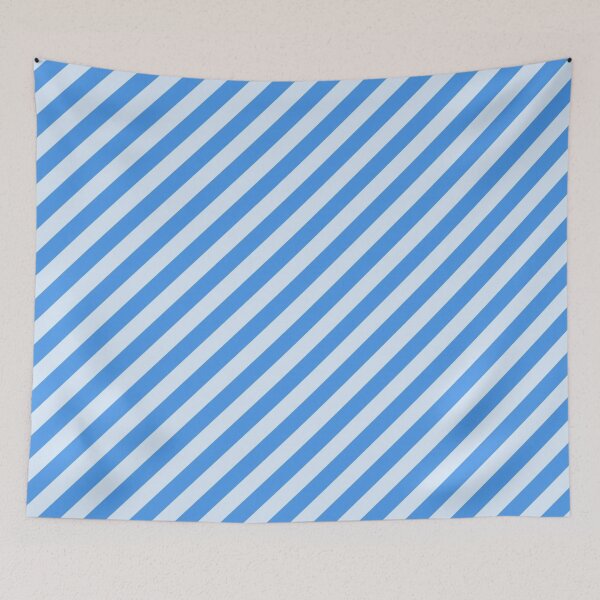 Item preview, SHADES OF BLUE STRIPED designed and sold by SamiJanelle.