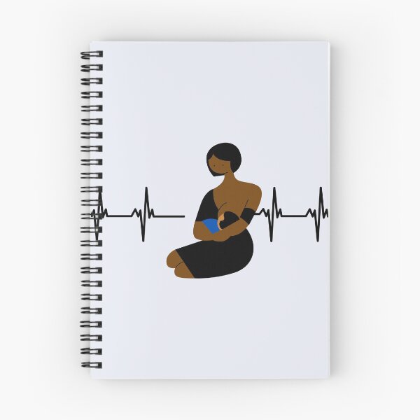 Item preview, Heartbeat Pulse Line Mommy Breast Feeding Baby designed and sold by Darlene Douglas-Jackson.