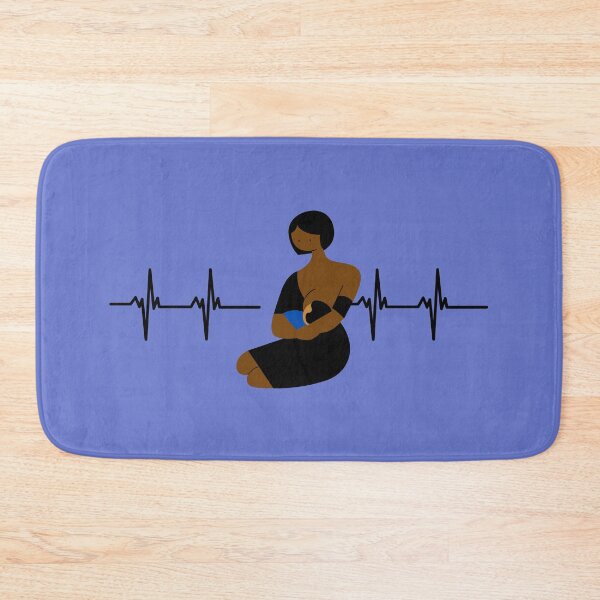 Item preview, Heartbeat Pulse Line Mommy Breast Feeding Baby designed and sold by Darlene Douglas-Jackson.