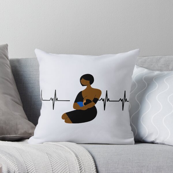Item preview, Heartbeat Pulse Line Mommy Breast Feeding Baby designed and sold by Darlene Douglas-Jackson.