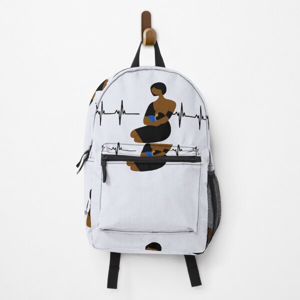 Item preview, Heartbeat Pulse Line Mommy Breast Feeding Baby designed and sold by Darlene Douglas-Jackson.