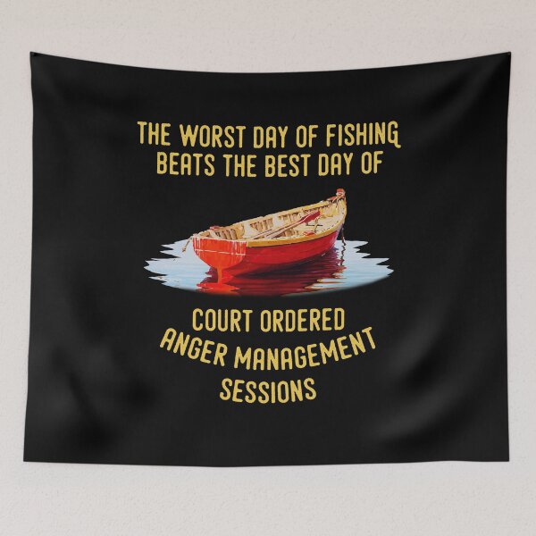 Item preview, The Worst Day of Fishing Beats The Best Day of Court Ordered designed and sold by Dressed For  Duty.