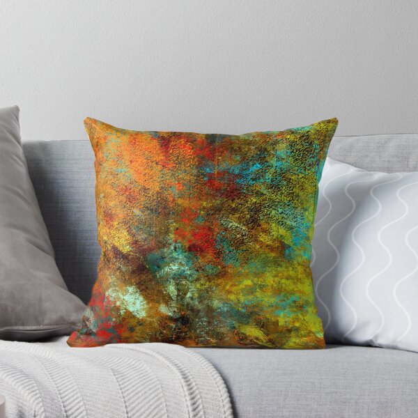 Item preview, Bold Abstract Design, Copper, Gold, Aqua, Red designed and sold by Jessielee72.