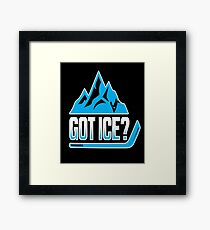 Got Ice? Framed Print
