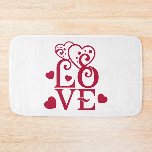 Item preview, love text hearts red-valentines day 2022 designed and sold by Hartics.
