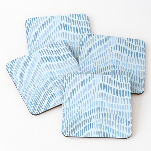 Item preview, Watercolor strokes in blue designed and sold by zhSurfaceDesign.