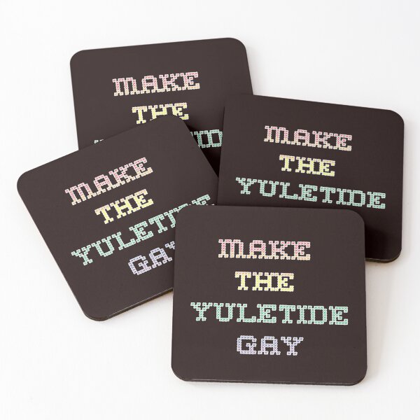 Item preview, Make the Yuletide Gay Christmas LGBT Pride designed and sold by Timeforplay.