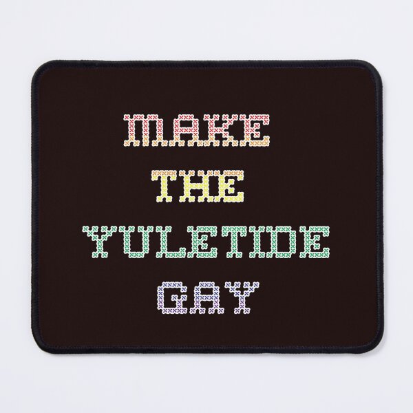 Item preview, Make the Yuletide Gay Christmas LGBT Pride designed and sold by Timeforplay.