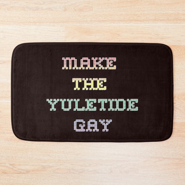 Item preview, Make the Yuletide Gay Christmas LGBT Pride designed and sold by Timeforplay.