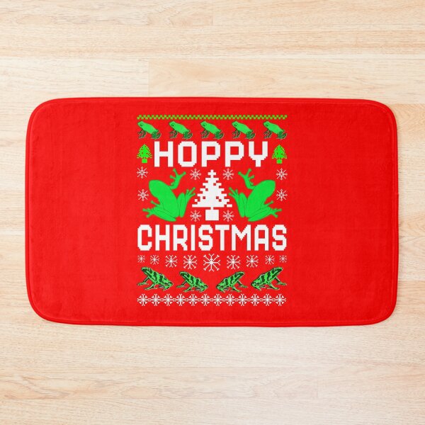 Item preview, Hoppy Christmas, Christmas Frog Pattern designed and sold by ACC .