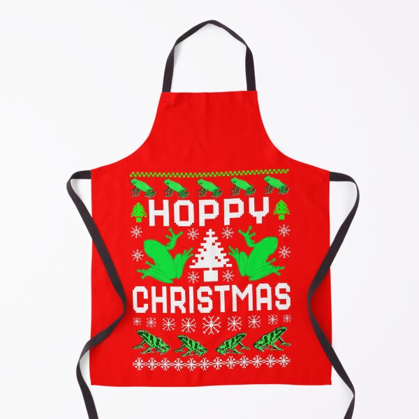 Item preview, Hoppy Christmas, Christmas Frog Pattern designed and sold by ACC .
