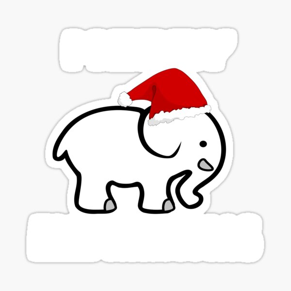 Elephant Christmas White Elephant Elephant Xmas Elephant Christmas T Merry Elephantmas