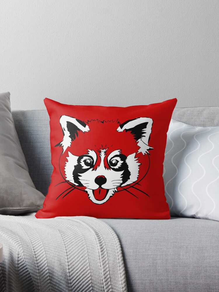 Thumbnail 1 von 3, Dekokissen, Red Panda designt und verkauft von chillyoo-shop.