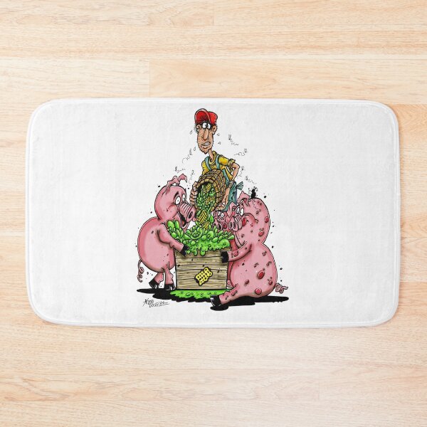 Item preview, A Farmer Slopping his Hogs! designed and sold by bobtheartman.