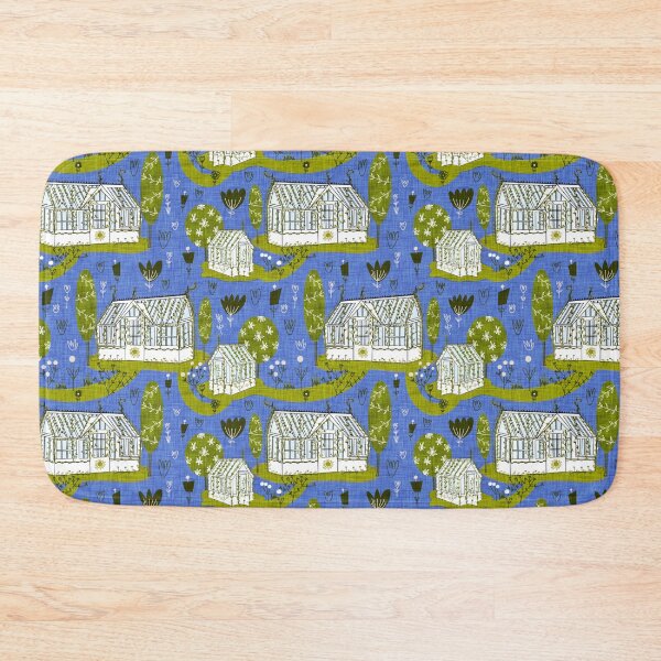 Item preview, Victorian Greenhouse Blue designed and sold by susycosta.
