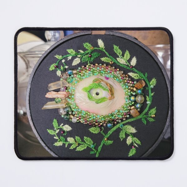 Item preview, Green Guardian Eye with Quartz designed and sold by MsFledermaus.