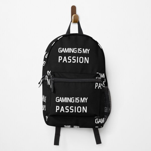 Item preview, Typography Gaming is my passion Black designed and sold by Rainbows Rock.