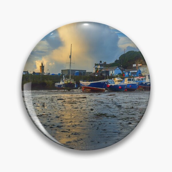 Item preview, Fishing boats in Porthleven Harbour at sunrise designed and sold by VnGphoto.