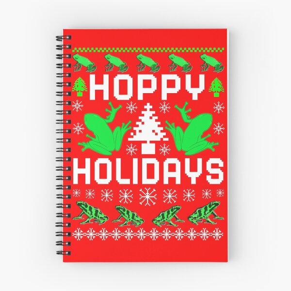 Item preview, Hoppy Holidays, Christmas Frog Pattern designed and sold by ACC .