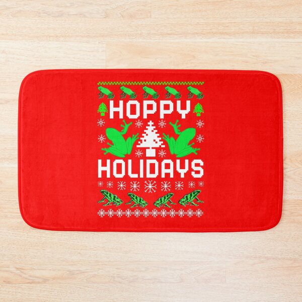 Item preview, Hoppy Holidays, Christmas Frog Pattern designed and sold by ACC .