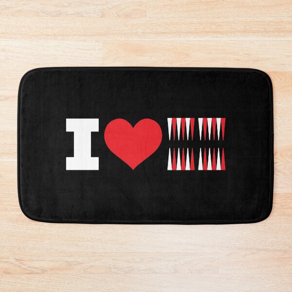 Item preview, Backgammon - I Love, I love, red heart designed and sold by Mohja-Design.