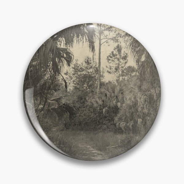 Item preview, Eerie Palm Tree Landscape - Vintage Florida designed and sold by OddVintage.