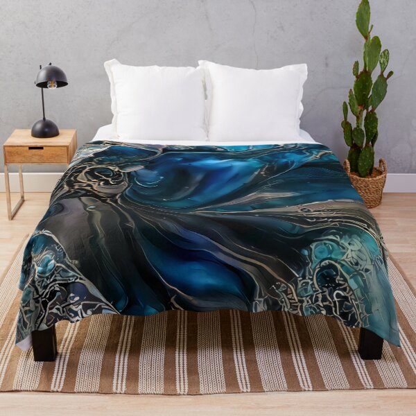 Item preview, distorded blue designed and sold by watwateroo.